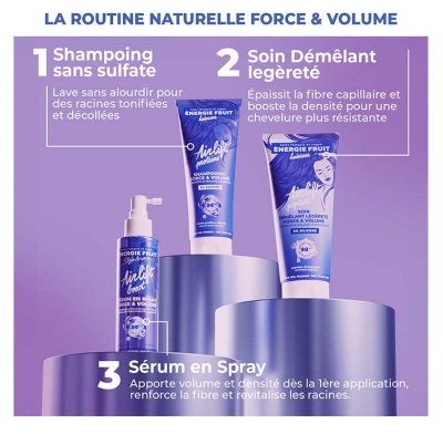 Energie Fruit Airlift Boost Sérum en Spray Force & Volume Cheveux Fins Fragiles 100 ml
