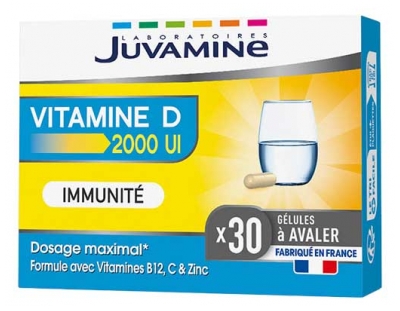 Juvamine Vitamine D 6 Mois 30 Gélules