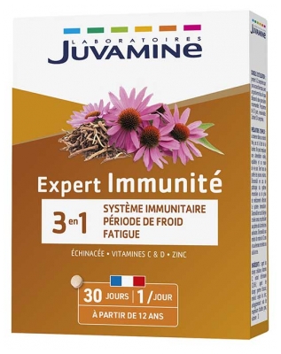 Juvamine Expert Immunité 3en1 30 Jours 30 Comprimés