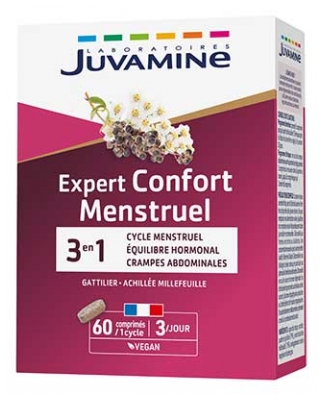 Juvamine Expert Confort Menstruel 3en1 20 Jours 60 Comprimés