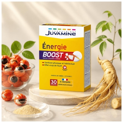 Juvamine Énergie Boost 15 Jours 30 Comprimés à Croquer