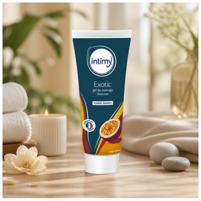 Intimy Gel de Massage Douceur Exotic Plaisirs Sensuels 200 ml