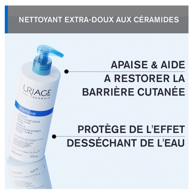 Uriage Xémose C8+ Syndet Nettoyant Doux Visage et Corps 200 ml