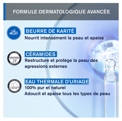 Uriage Xémose C8+ Syndet Nettoyant Doux Visage et Corps 200 ml