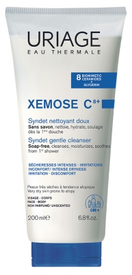 Uriage Xémose C8+ Syndet Nettoyant Doux Visage et Corps 200 ml