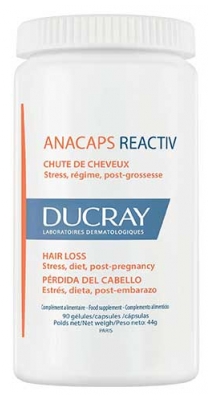 Ducray Anacaps Reactiv Chute de Cheveux 90 Gélules