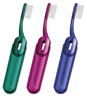 Elgydium Pocket Souple Brosse à Dents de Voyage