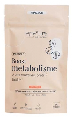 Epycure Boost Métabolisme 30 Comprimés - Goût : Pêche