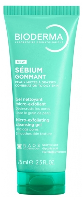 Bioderma Sébium Gel Gommant Nettoyant Micro-Exfoliant 75 ml