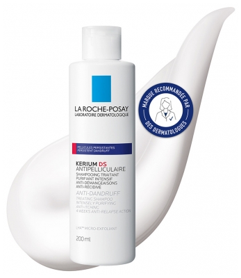 La Roche-Posay Kerium DS Shampoing Traitant Pellicules Persistantes 200 ml
