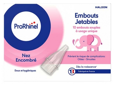 ProRhinel Embouts Jetables Souples pour Mouche Bébé 20 Unités