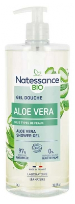 Natessance Gel Douche Aloe Vera Toutes Peaux Bio 1 L