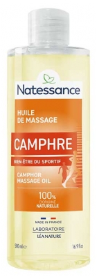 Natessance Huile de Massage Camphre Bien-Être du Sportif 500 ml