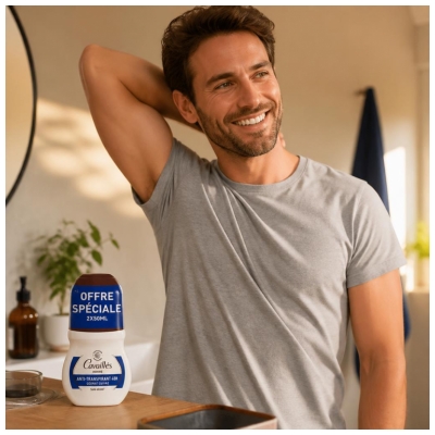 Cavaillès Homme Anti-Transpirant 48H Roll-On 2 x 150 ml