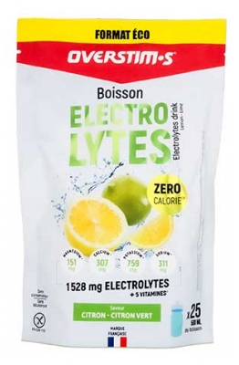 Overstims Boisson Electrolytes Citron - Citron Vert 200 Grammes