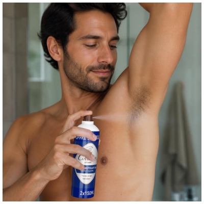 Cavaillès Homme Anti-Transpirant 48H Spray 2 x 150 ml