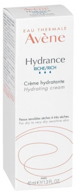 Avène Hydrance Riche Crème Hydratante Peaux Sensibles Sèches à Très Sèches 40 ml