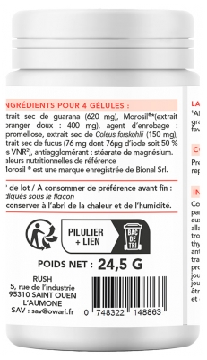 Owari Brûleur de Graisses Morosil 60 Unités