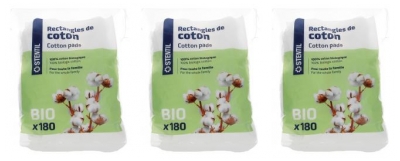 Lot de 200 Carrés de Coton 100% Naturels - Pack Économique pour Démaquillage et Soins de la Peau