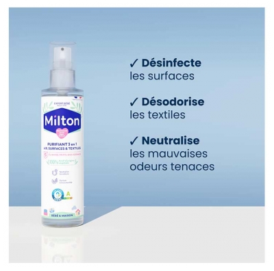 Milton Purifiant 3en1 Air Surfaces & Textiles 200 ml