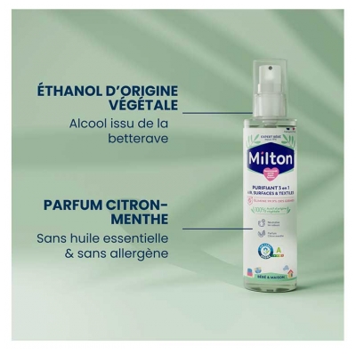 Milton Purifiant 3en1 Air Surfaces & Textiles 200 ml