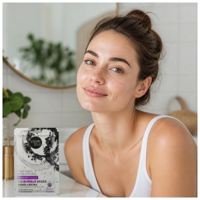 Organic Shop Sunday Essence Masque Moussant Purifiant & Contrôle des Pores 1 Unité