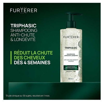 René Furterer Triphasic Shampoing Longévité Antichute 500 ml