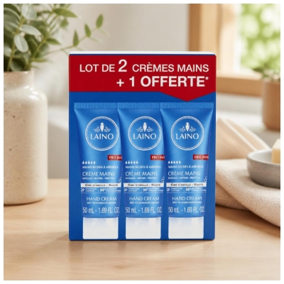 Laino Lot de 3 Crèmes Mains Pro Intense 50 ml