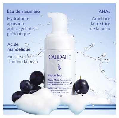 Caudalie Vinoperfect Mousse Micro Peeling Éclat 50 ML