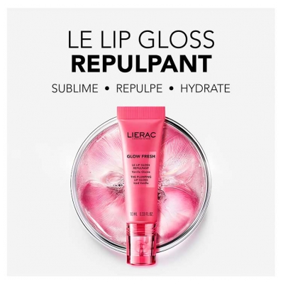 Lierac Glow Fresh Le Lip Gloss Repulpant Vanille Glacée 10 ml