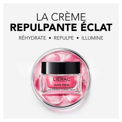 Lierac Glow Fresh La Crème Repulpante Éclat Peaux Normales à Sèches Recharge 50 ml