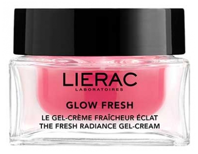 Lierac Glow Fresh Le Gel-Crème Fraîcheur Éclat Peaux Normales à Mixtes 50 ml
