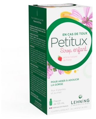 Laboratoires Lehning Petitux Sirop pour Enfant 125 ML