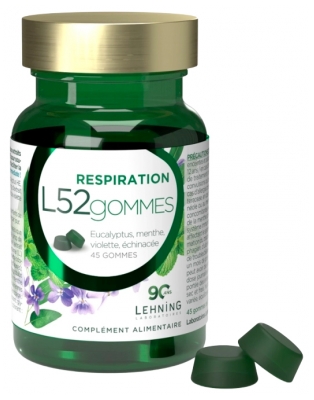 Laboratoires Lehning L52 Gommes Respiration 45 Unités