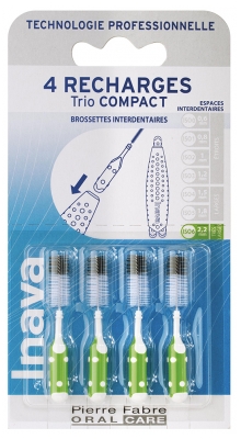 Inava Brossettes 4 Recharges Trio Compact - Taille : ISO 2,2 mm