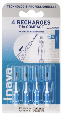 Inava Brossettes 4 Recharges Trio Compact - Taille : ISO 0,8 mm