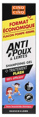 Cinq sur Cinq Shampoing Gel Anti Lentes & Poux 400 ml