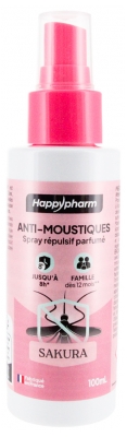 Mouspic Happypharm Spray Parfumé Anti-Moustiques 100 ml - Senteur : Sakura