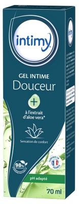 Intimy Gel Intime Douceur+ Sensation de Confort à l'Extrait d'Aloe Vera 70 ml