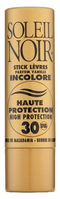Soleil Noir Stick à Lèvres Incolore Ip 30 Haute Protection