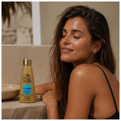 Soleil Noir Lait Vitaminé Après-Soleil Prolongateur de Bronzage