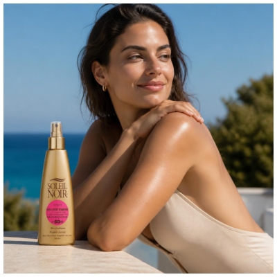 Soleil Noir Spray Huile Sèche Vitaminée 50 Haute Protection