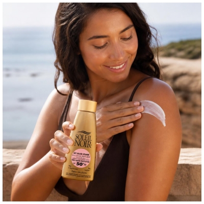 Soleil Noir Lait Solaire Vitaminé 50+ Très Haute Protection