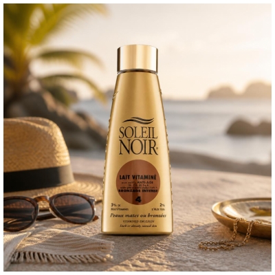 Soleil Noir Lait Vitaminé 4 Bronzage Intense