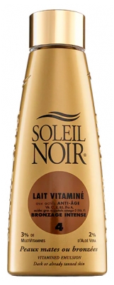 Soleil Noir Lait Vitaminé 4 Bronzage Intense