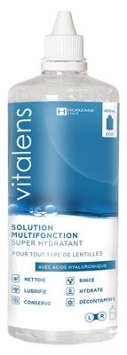 Vitalens Solution Multifonction Super Hydratant Pour Lentilles de Contact Souples 400 ml