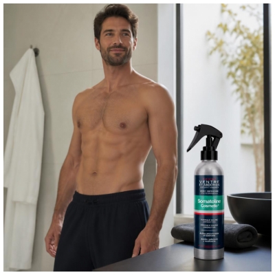 Somatoline Cosmetic Homme Ventre et Abdomen Spray Cryogène Amincissant 200 ml