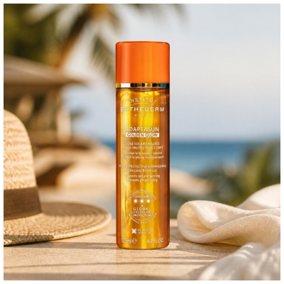 Institut Esthederm Adaptasun Huile Solaire Nacrée Hydra-Protectrice Corps 125 ml