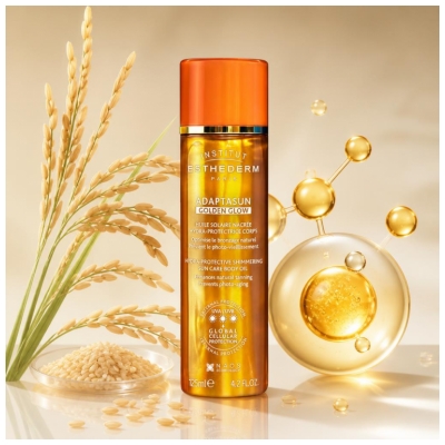 Institut Esthederm Adaptasun Huile Solaire Nacrée Hydra-Protectrice Corps 125 ml