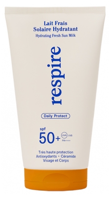 Respire Lait Frais Solaire Hydratant Visage et Corps SPF50+ 150 ml